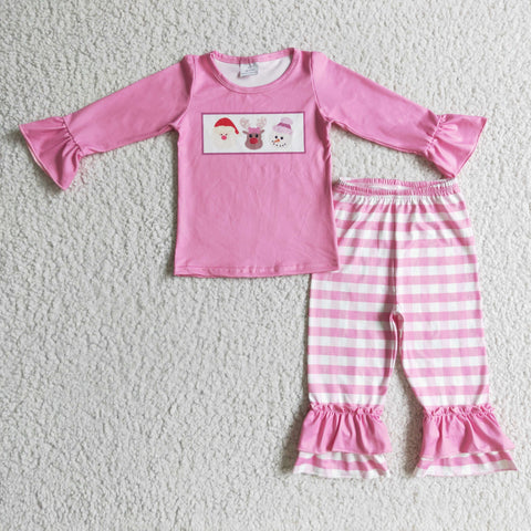 GLP0315 pink girl christmas suit
