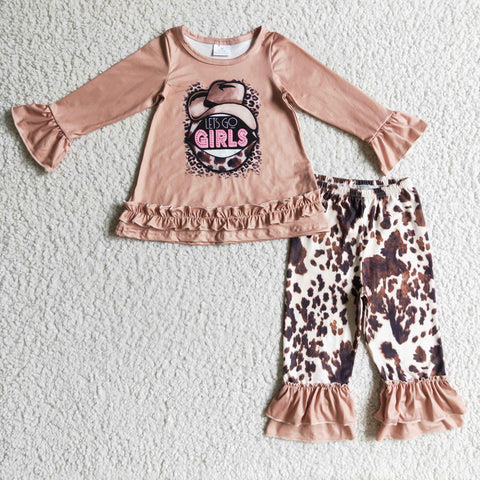 GLP0345 Girls Autumn Winter Long Sleeve Suit