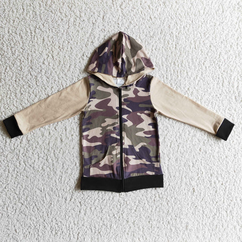 Boys Camo Hoodie