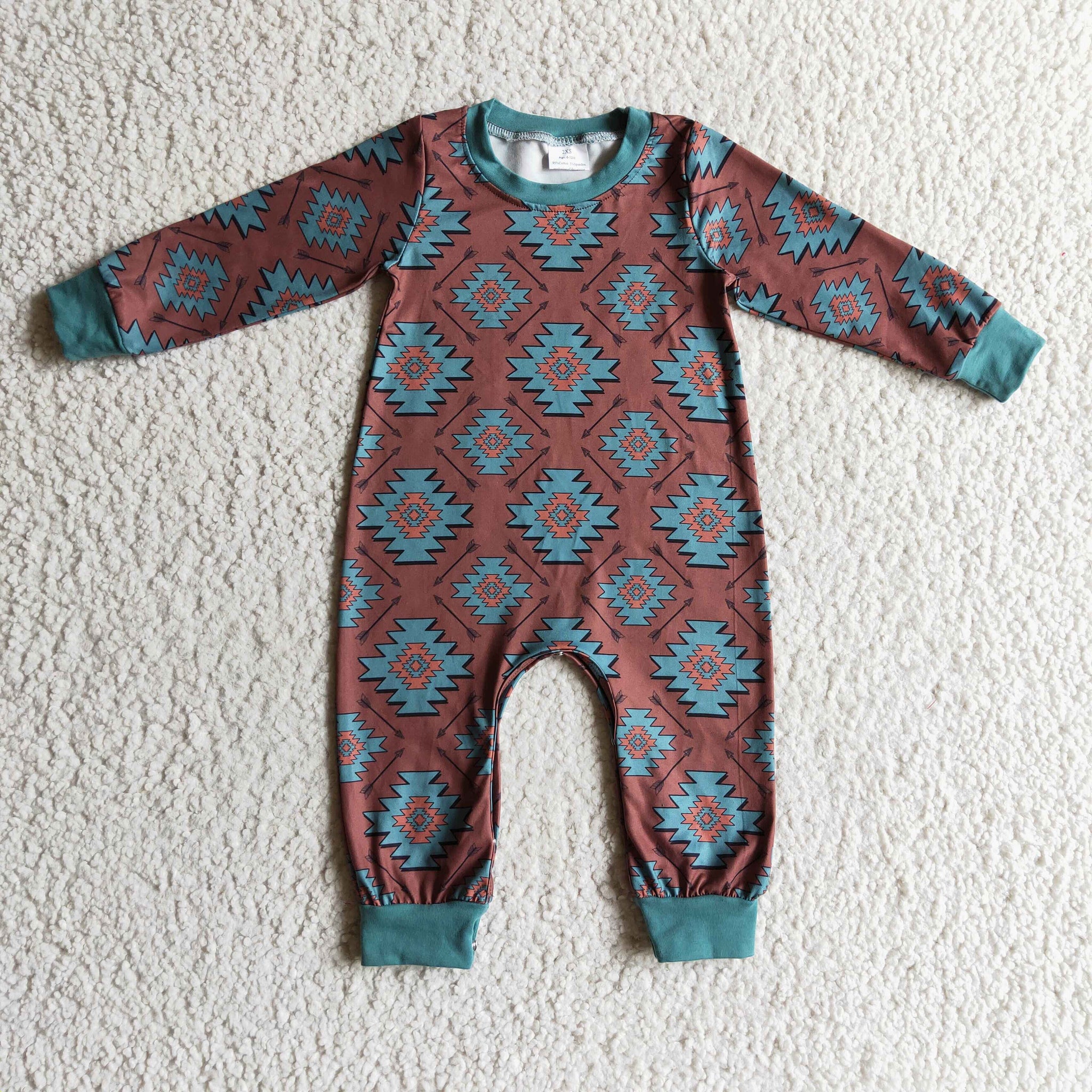 LR0187 baby boy long sleeve romper