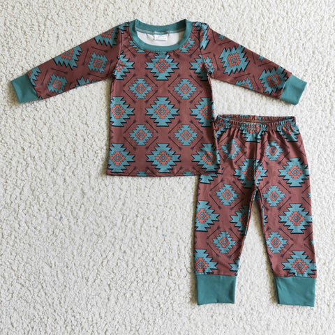 Boys' Winter Long Sleeve Pajama Set