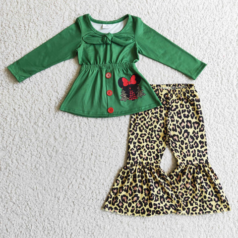 GLP0278 christmas girl green suit