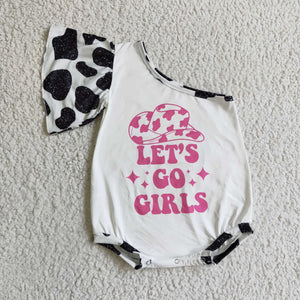 SR0102 baby girl summer romper