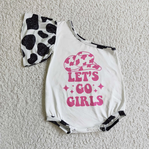 SR0102 baby girl summer romper