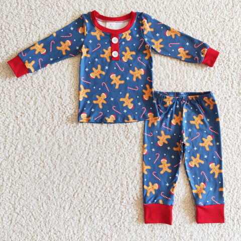 Gingerbread Boy Pajama Set