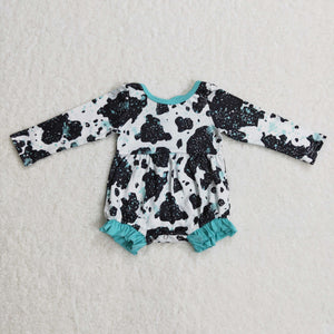 LR0197 baby girl long sleeve romper
