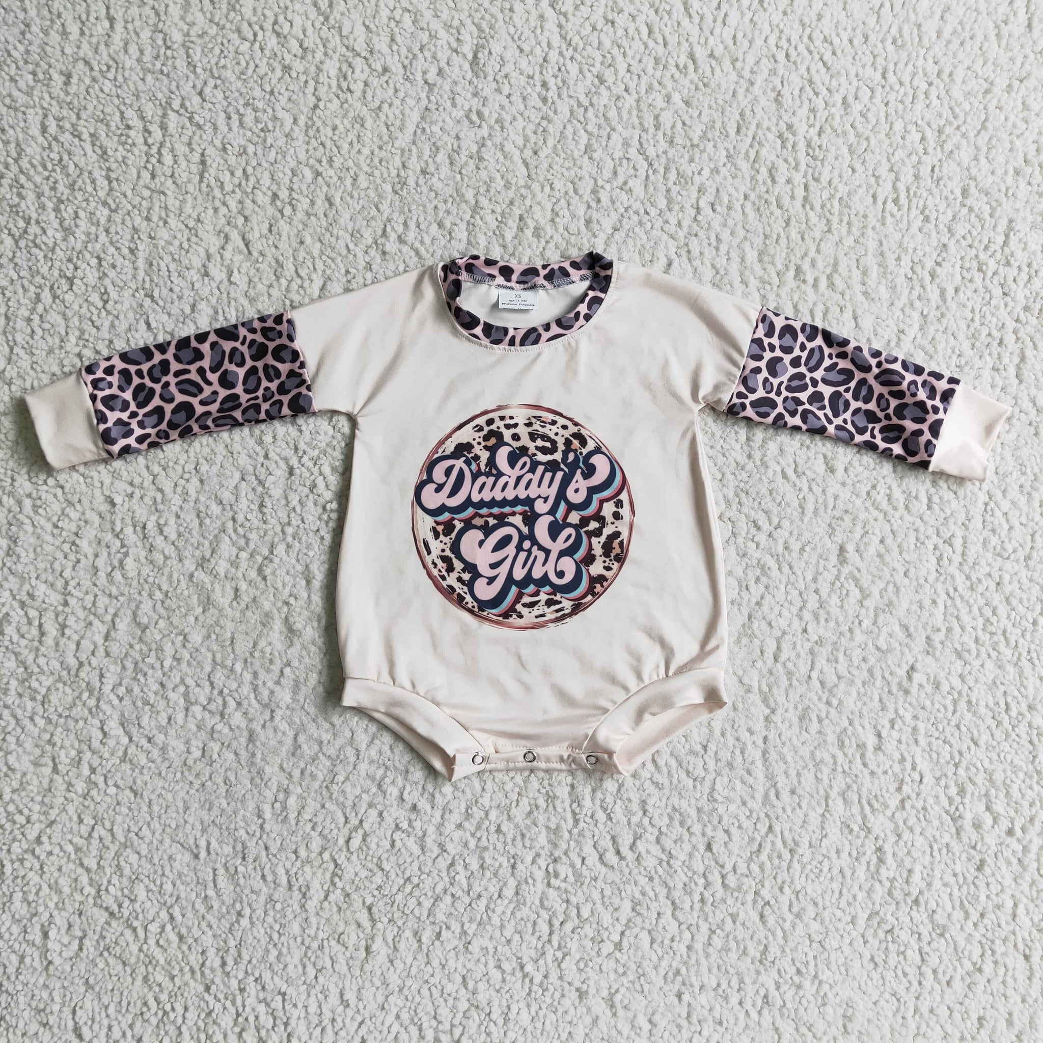 LR0221 Leopard romper
