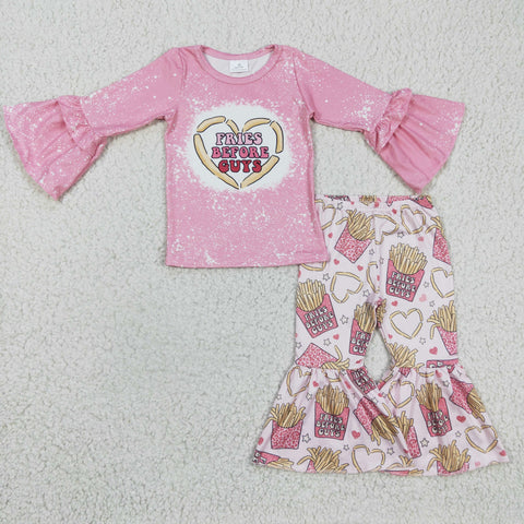 GLP0354 Valentine's Day Girl Chips Print Pink Set