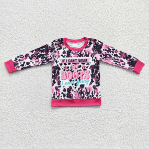 GT0078 Girls Pink Long Sleeve Top