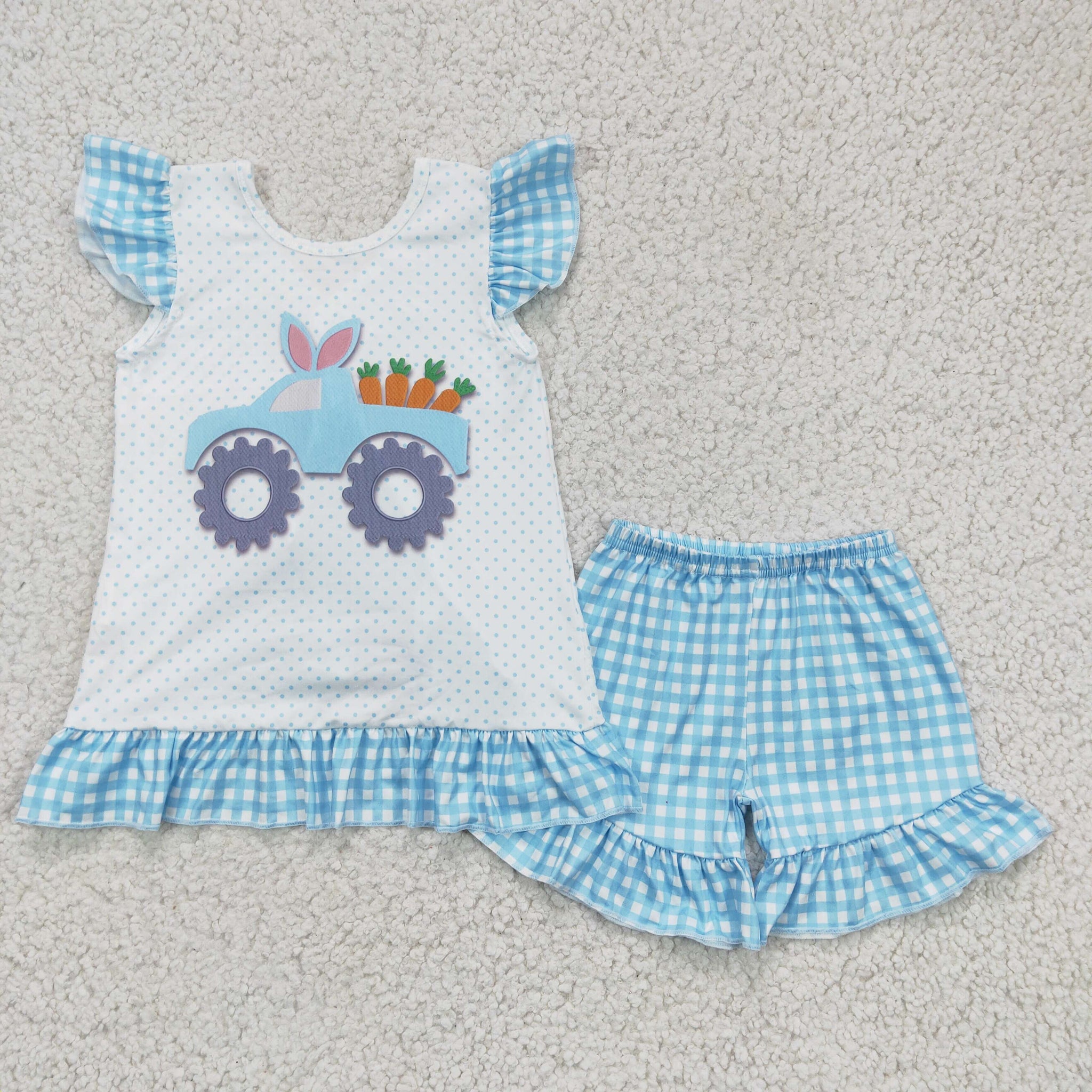 GSSO0127 Easter Girl Fly Sleeve Suit