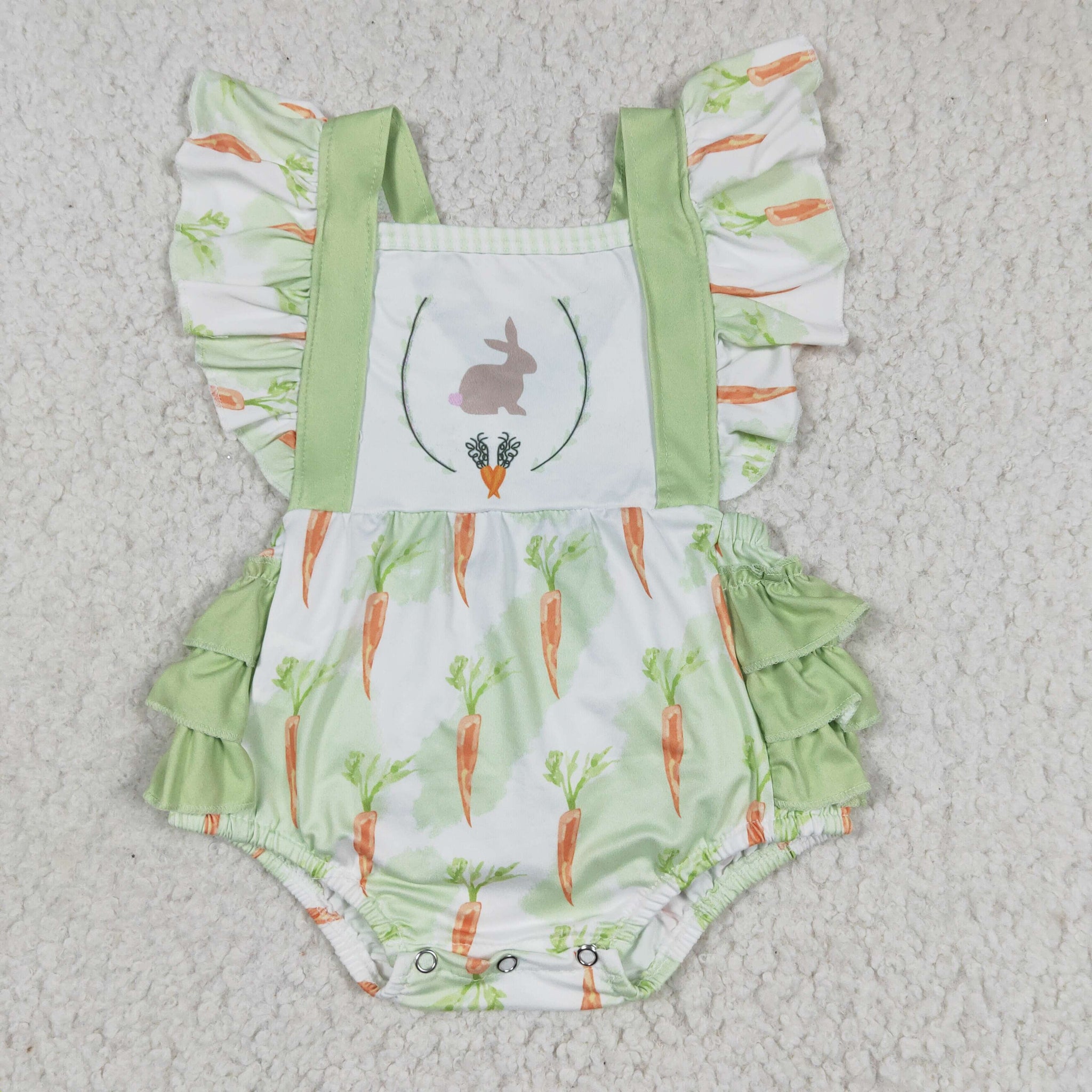 SR0112  easter baby girl romper