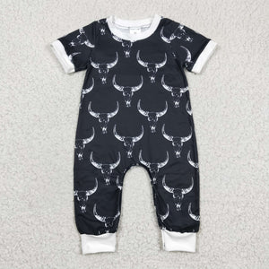 SR0142 baby boy short sleeve romper