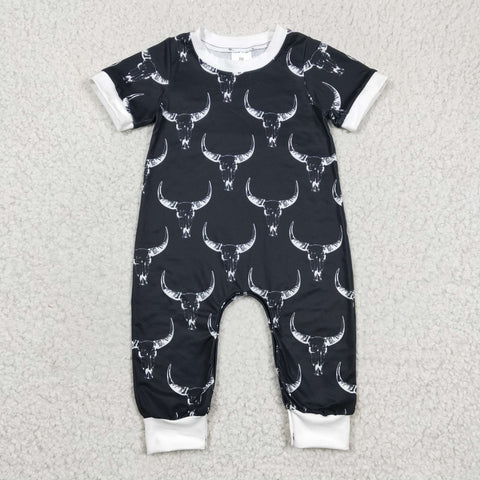 SR0142 baby boy short sleeve romper