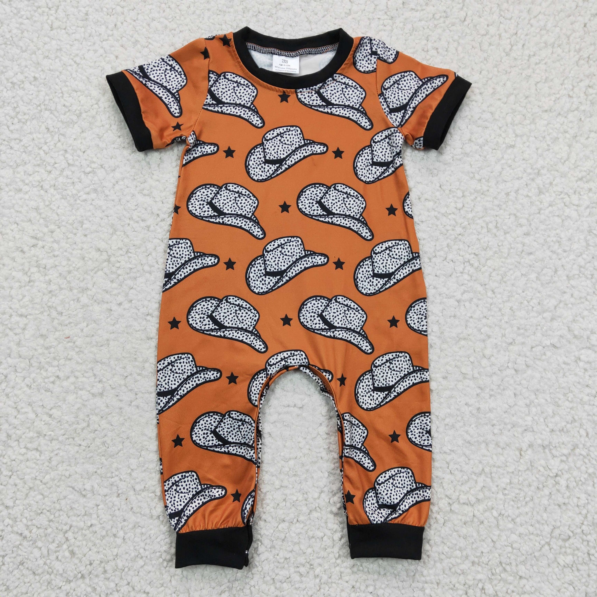 SR0141 baby boy short sleeve romper