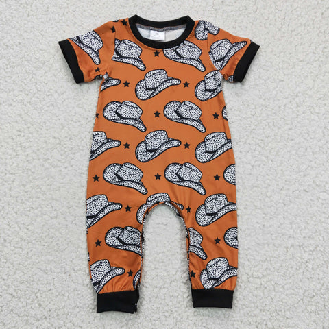 SR0141 baby boy short sleeve romper