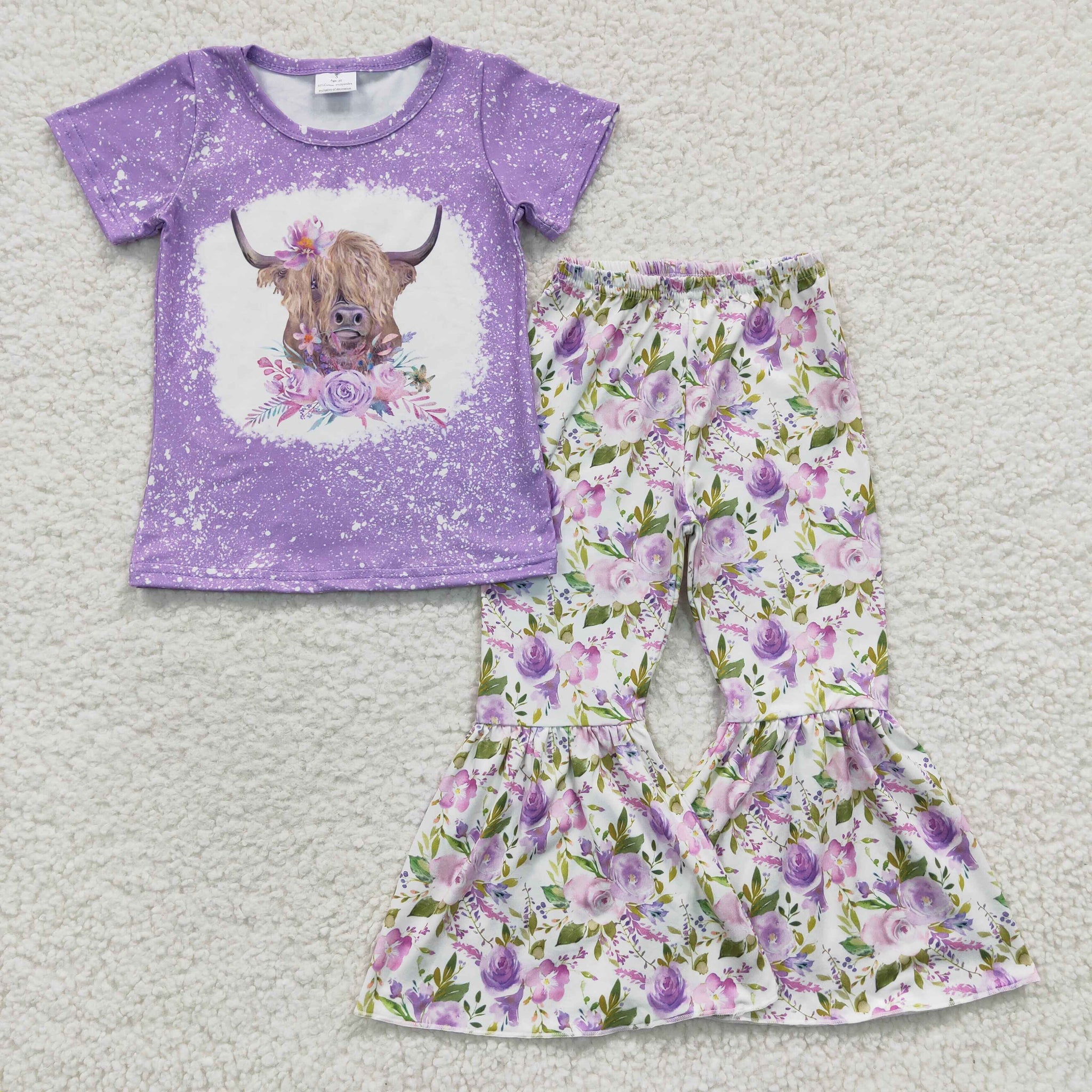 GSPO0264 Purple Cow Floral Set